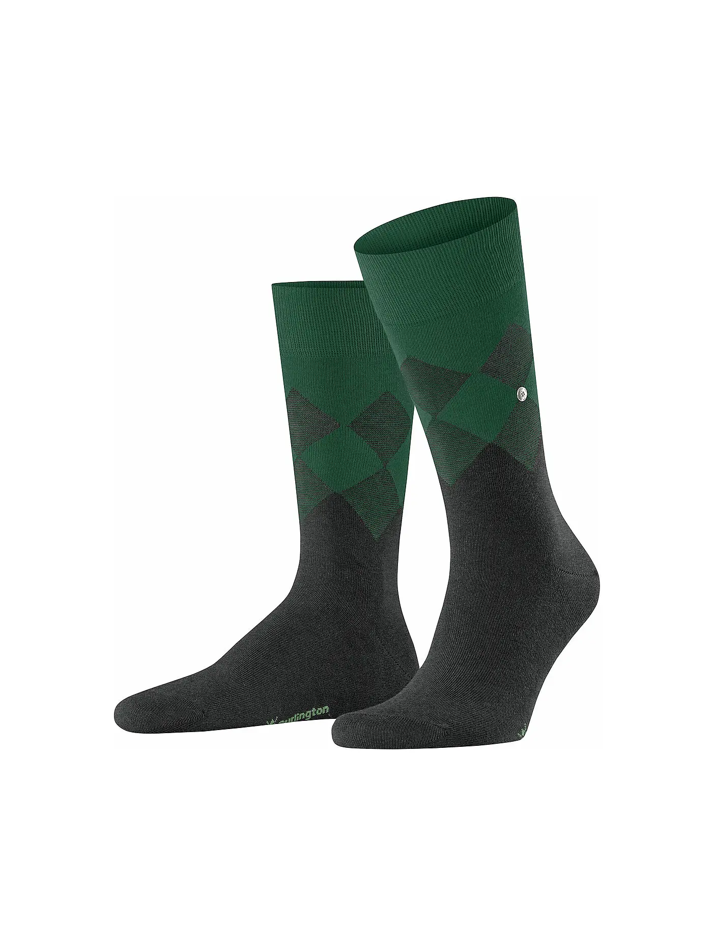 BURLINGTON | Herren Socken HAMPSTEAD 40-46 black | dunkelgrün